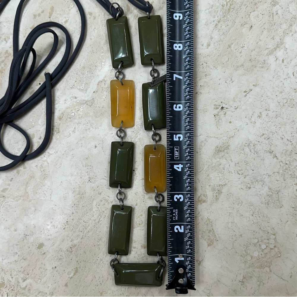 MARNI Rectangular Link Necklace🌸 - Picture 4 of 7
